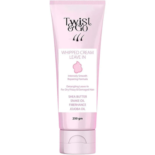 Twist & Go Whipped Cream Leave-In 250gm / Intensely Repairing Smooth Formula