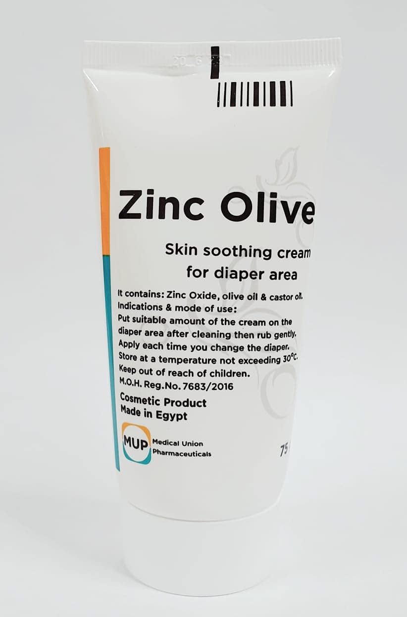 Voltafas Zinc Olive Cream (Softens Skin, Care & Protection) 2.63 Oz (75 Grams)