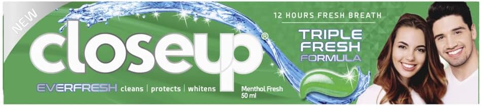Closeup Toothpaste Menthol Fresh, 50ml