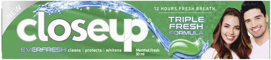 Closeup Toothpaste Menthol Fresh, 50ml