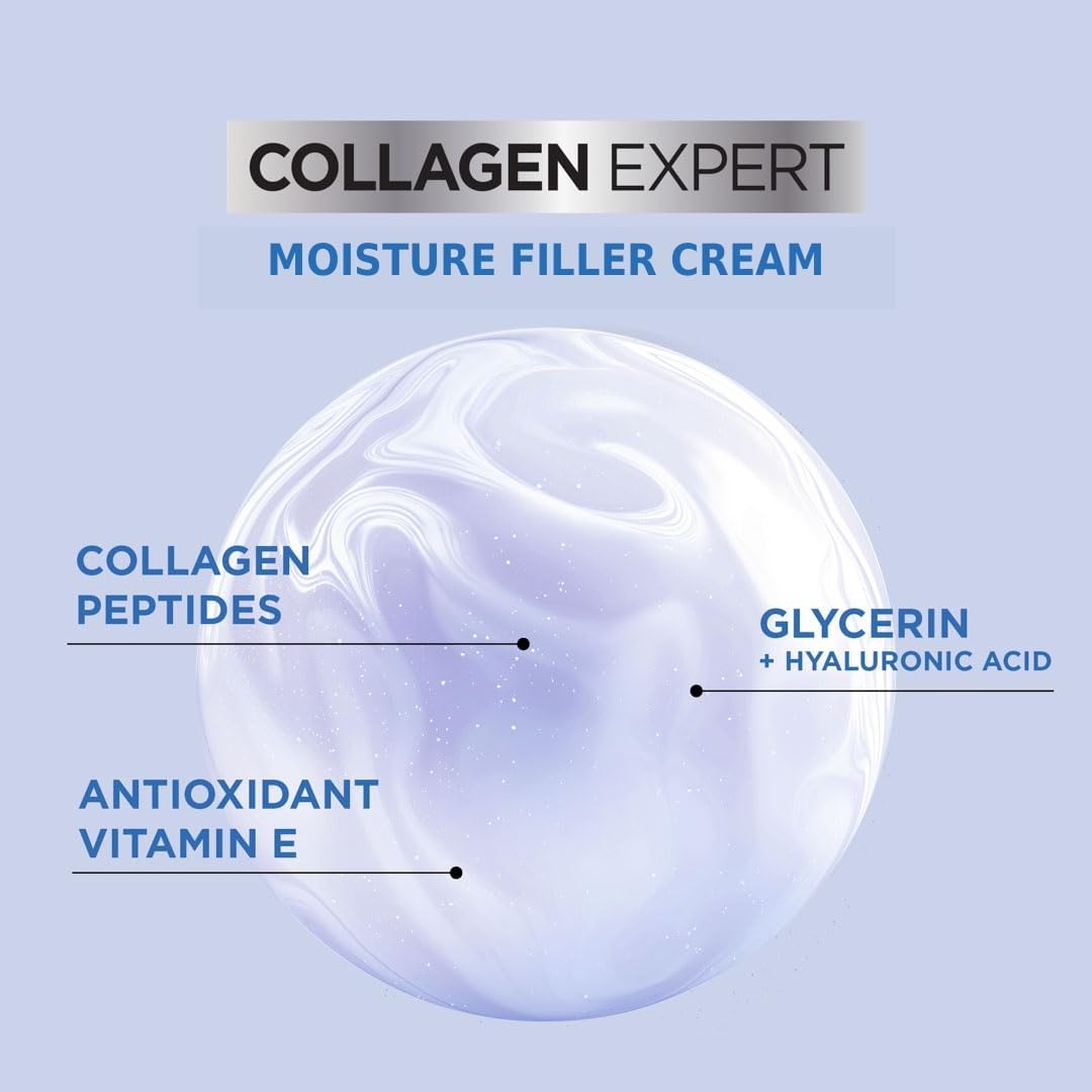 L’Oréal Paris Collagen Expert Anti-Aging & Firming Cream with Collagen + Peptides - 50 ml