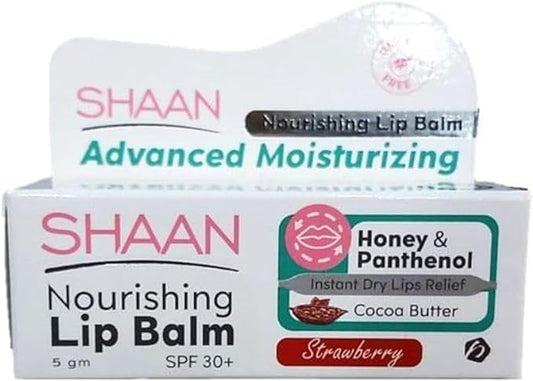 Shaan LIP BALM COCOA BUTTER STRAWBERRY SPF30+ 5GM