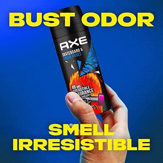 Axe Body Spray for Men Skateboard & Fresh Roses 150ML