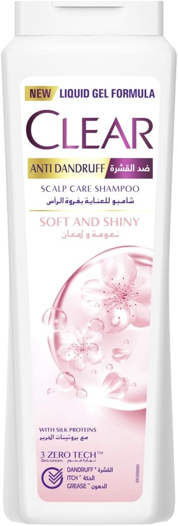 CLEAR Women's Anti Dandruff Shampoo Soft & Shiny 600ML Promo