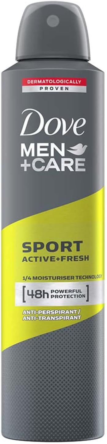 Dove men+care sport active+ fresh anti-perspirant deodorant aerosol, 250ml
