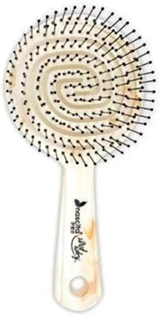 Nascita Professional Three Dimensional Oval Hair Brush (Ø 3,34 Inch, Ivory)