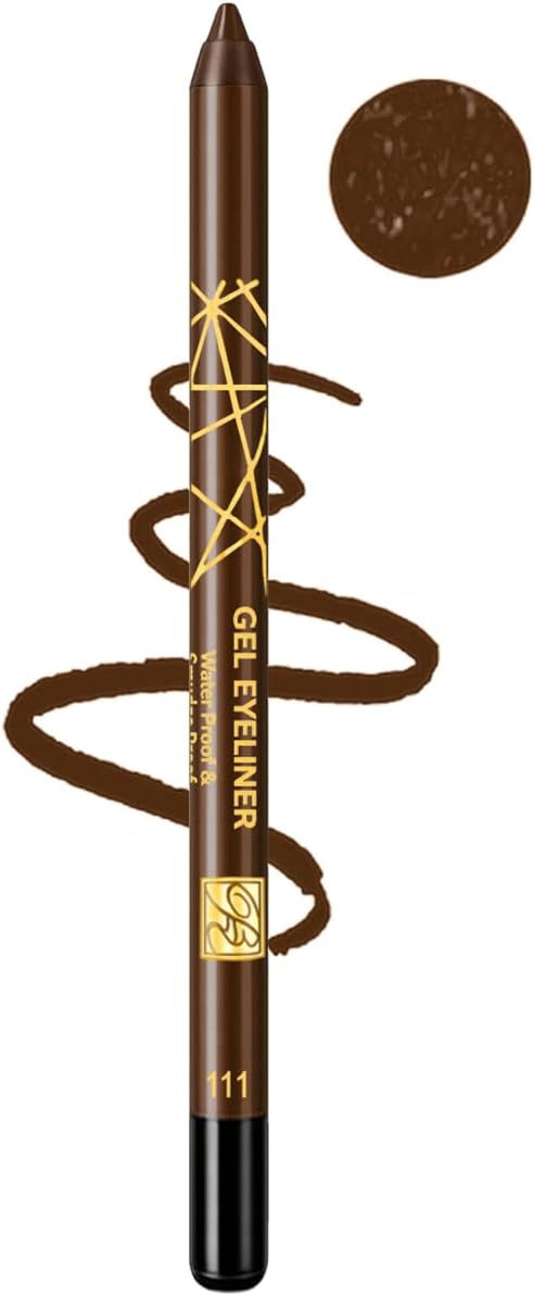 Rose Bery - Gel Eyeliner, Waterproof & Smudge Proof, Ultra Long Wear & Smooth Glide Formula, 1.2 GM, Model - RB-0922 (Black, 101)