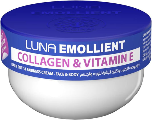 Luna Emollient soft cream vit e & collagen 160 gm