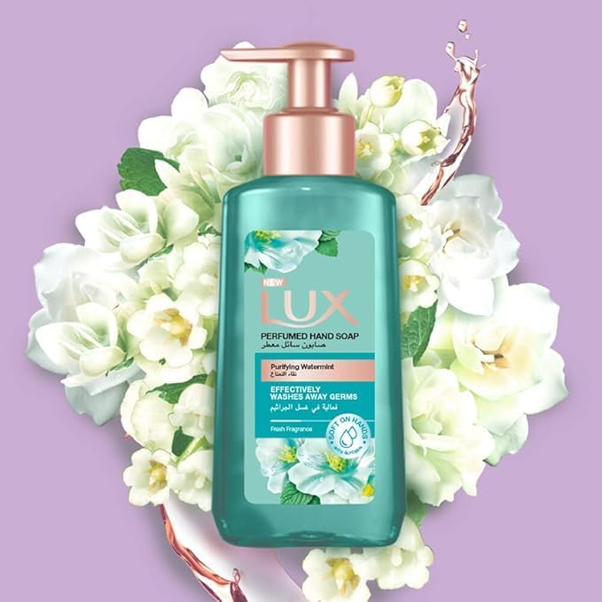 Lux Antibacterial Liquid Handwash Glycerine Enriched, Purifying Watermint For All Skin Types 500ML