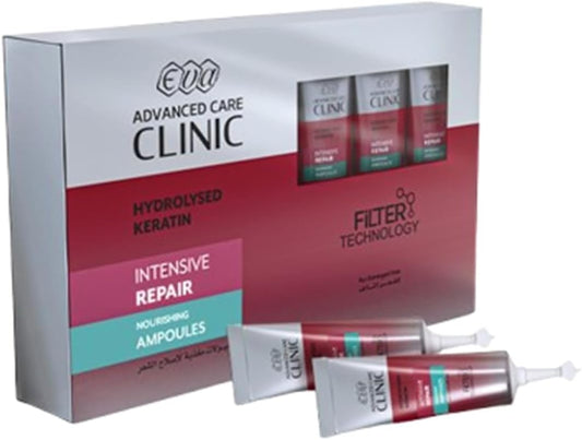 Eva Hair Clinic Keratin Ampoules ( 7 Ampoules * 7 Ml )