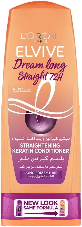 L’Oréal Paris L'Oréal Paris Elvive Straightening Keratin Conditioner for Long and Frizzy Hair - 200 ml