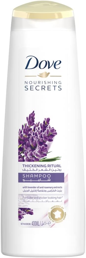 Dove Natural Shampoo Relaxing Ritual Lavender Oil and Rosemary Extract 400ML Promotion
