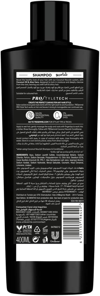 TRESemmé Botanix Shampoo Nourish & Replenish 400ML