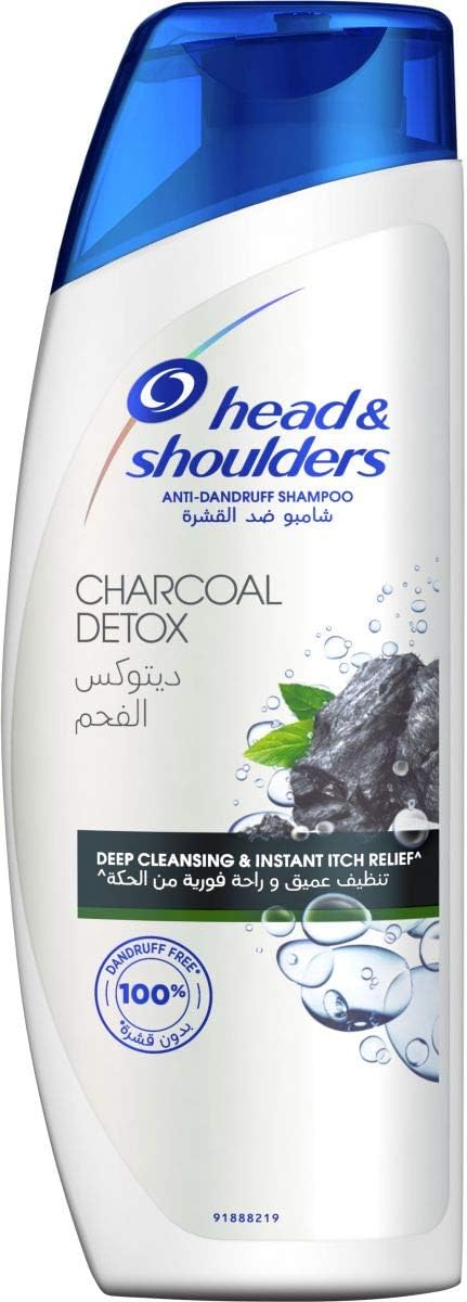 Head & Shoulders ANTI-DANDRUFF SHAMPOO WITH CHARCOAL DETOX 200ML