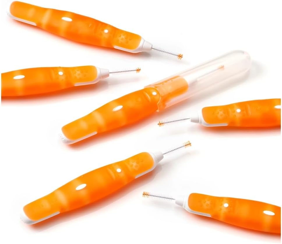 Dontodent Interdental Brush (Orange, 0.45 mm, 6 Pieces)