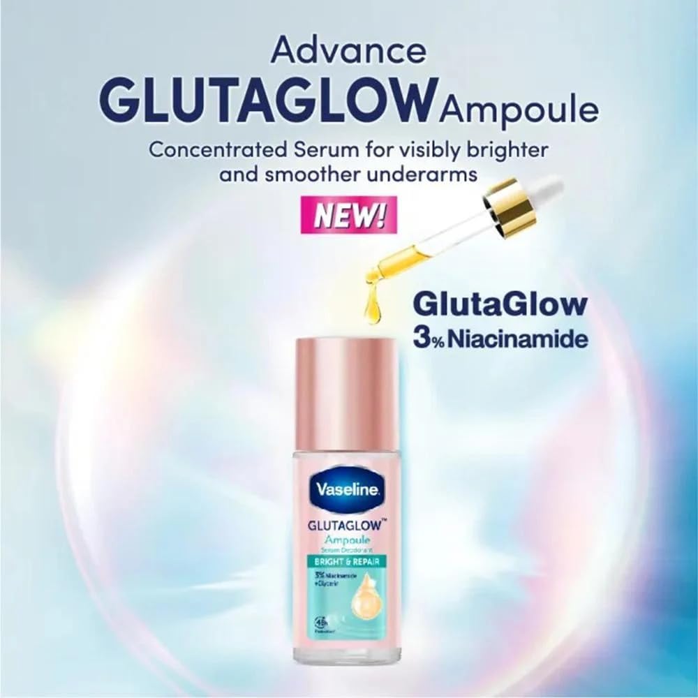 Vaseline Glutaglow Ampoule Serum Deodorant Bright & Repair 45ml