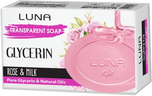 Luna Glycerin Soap Rose & Milk - 100g