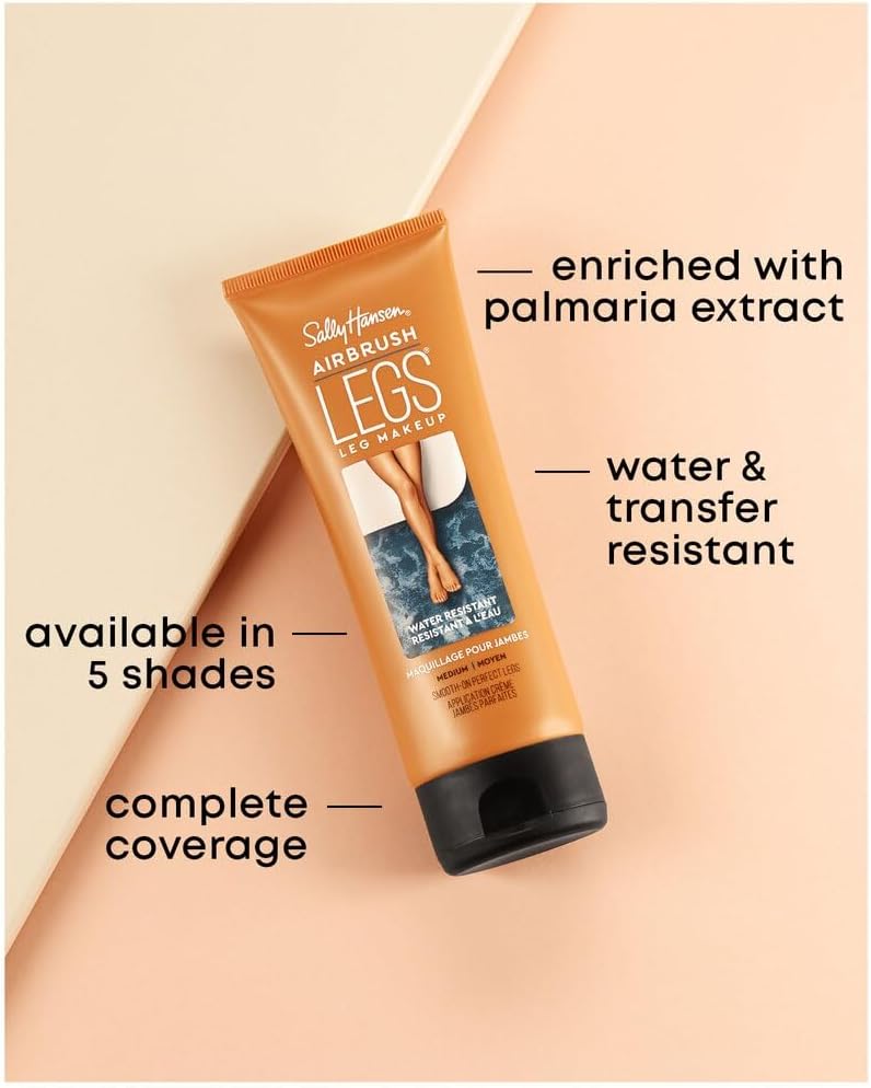 Sally Hansen Airbrush Legs Lotion, 118 ml, Light Glow (Packing May Vary)