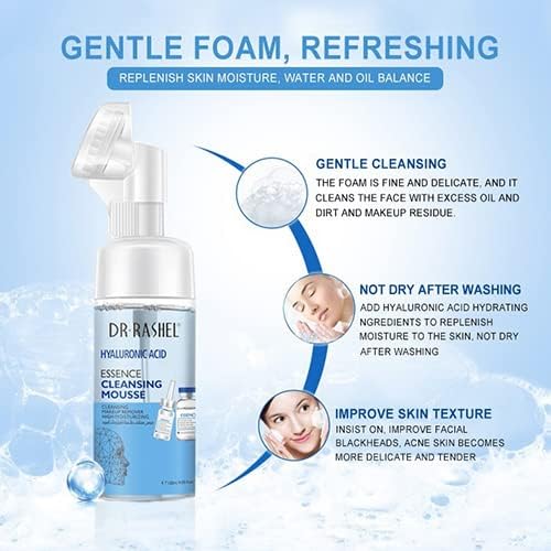 Dr Rashel Hyaluronic acid essence cleansing mousse-125 ml