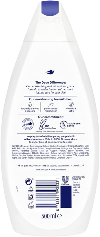 Dove Body Wash Deeply Nourishing, 500ml