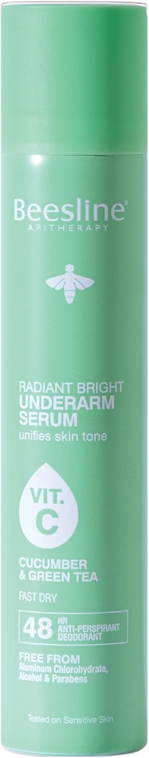 Beesline Radiant Bright Under-arm Serum, Cucumber & GreenTea - 150 ML