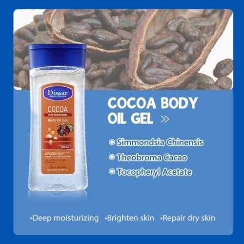 Disaar Cocoa Deep Moisturizing Body Oil Gel 200 ml