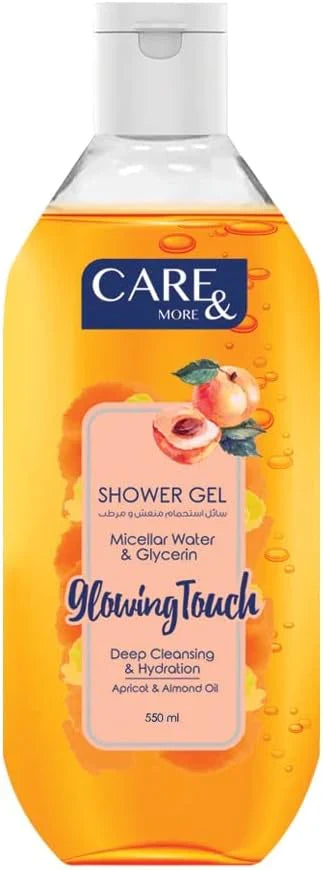 Care & More APRICOT & ALMOND OIL SHOWER GEL 550ML