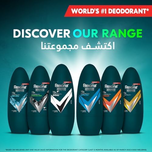 Rexona men antiperspirant deodorant v8 roll-on 50ml