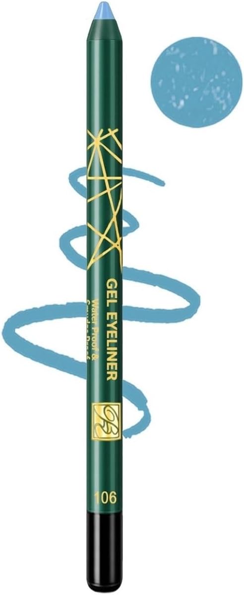 Rose Bery - Gel Eyeliner, Waterproof & Smudge Proof, Ultra Long Wear & Smooth Glide Formula, 1.2 GM, Model - RB-0922 (Black, 101)