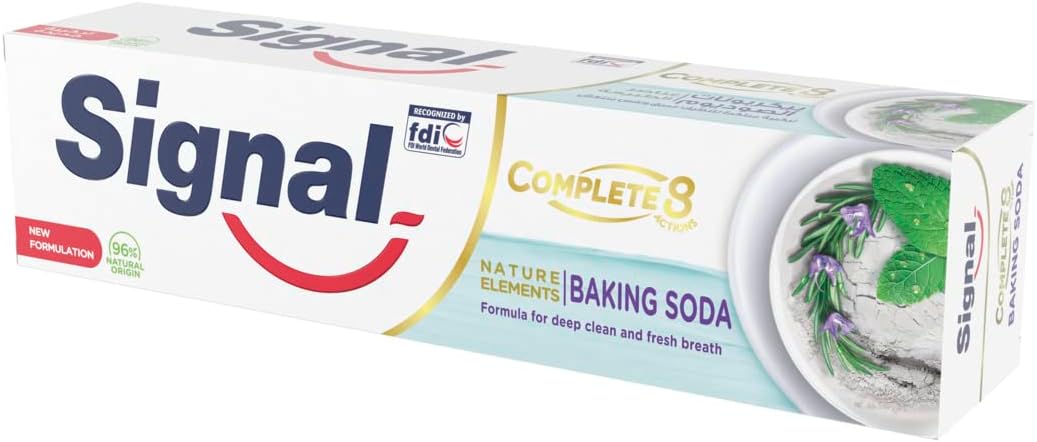 Signal Natural Toothpaste Complete 8 Baking Soda 100ML - Promotion