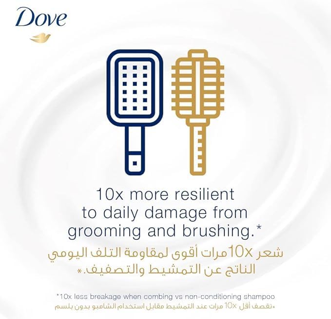 Dove Shampoo Nourishing Oil Care, Repairs 100% of Damage 180 ML