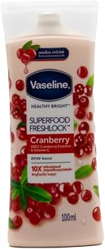 Vaseline Healthy Bright Superfood Freshlock Cranberry Body Lotion 100 ml