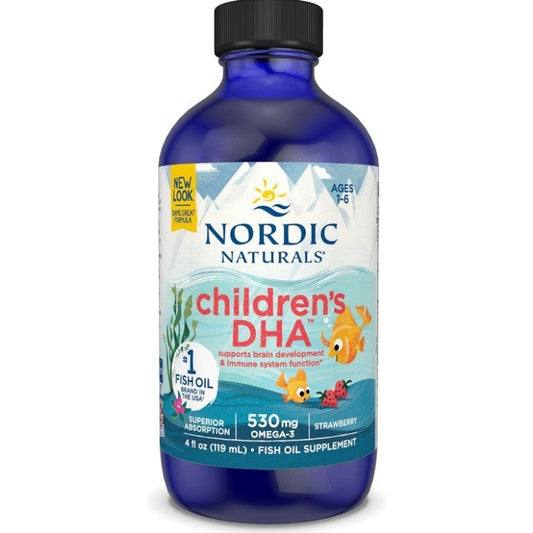 Nordic Naturals Children’s DHA, Strawberry - 119ml for Kids