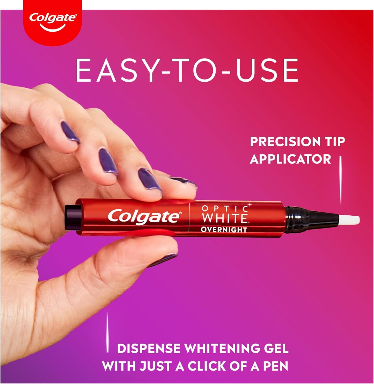 Colgate Optic White Overnight Teeth Whitening Pen - 2.5ml