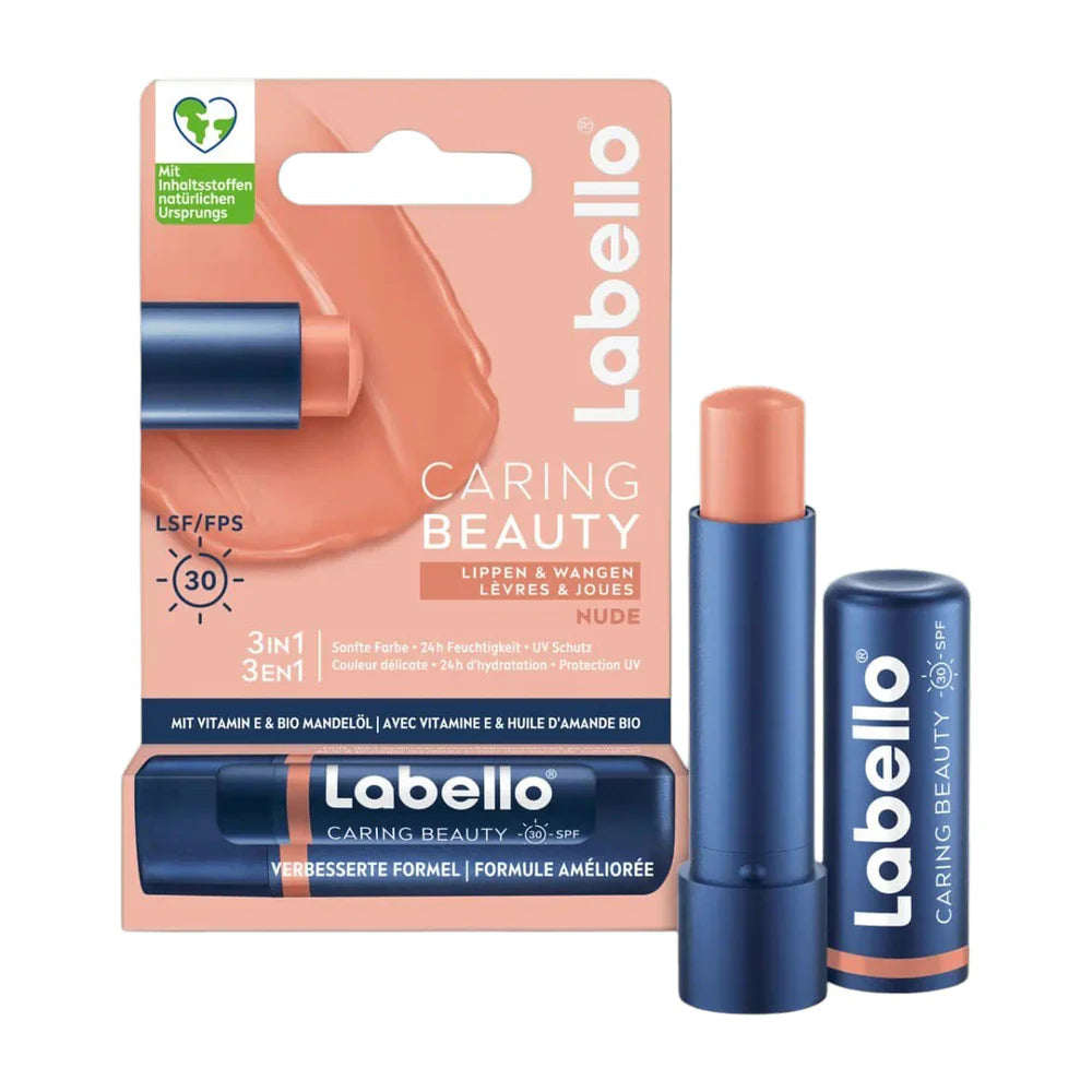 Labello Caring Beauty Nude lip balm - 4.8gm