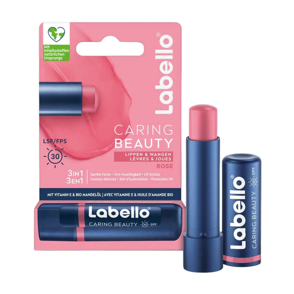 Labello Caring Beauty Pink lip balm - 4.8gm