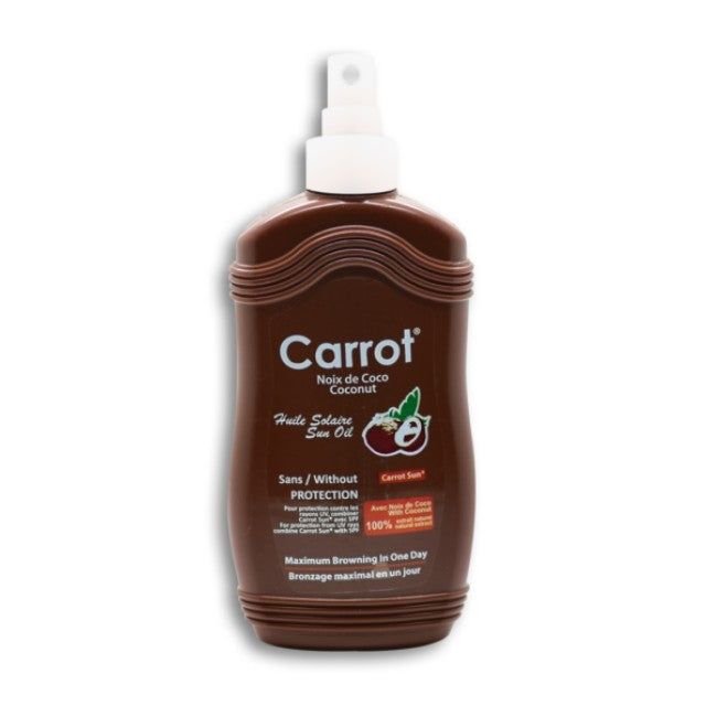 Carrot Coconut Tanning Oil