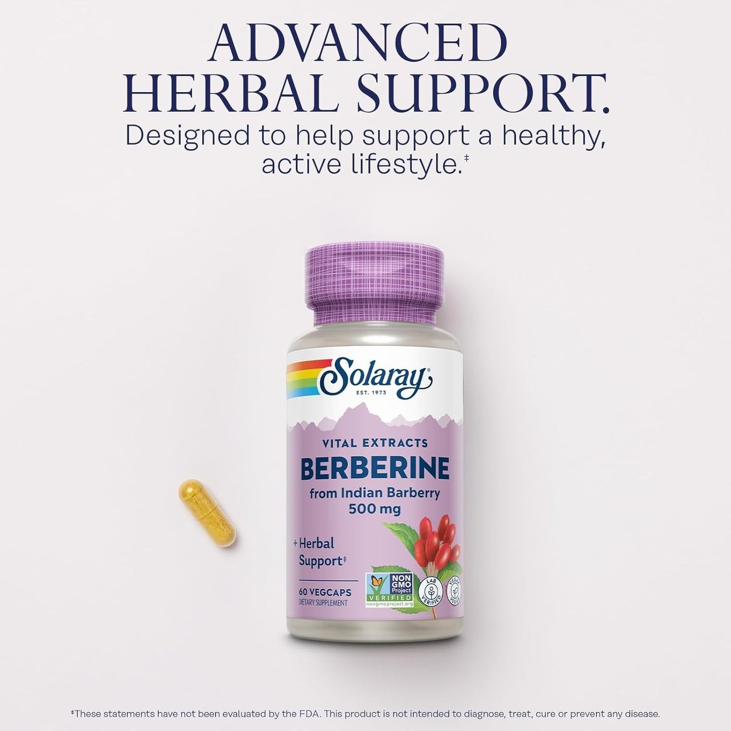 SOLARAY Berberine 500mg