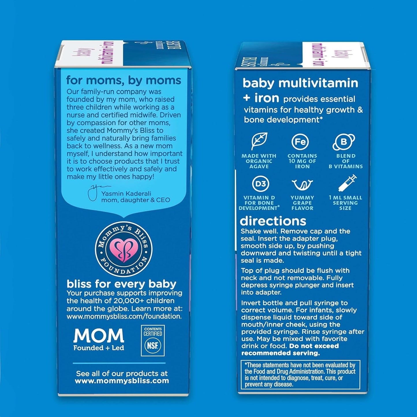 Mommy's Bliss Baby Multivitamin + Iron liquid