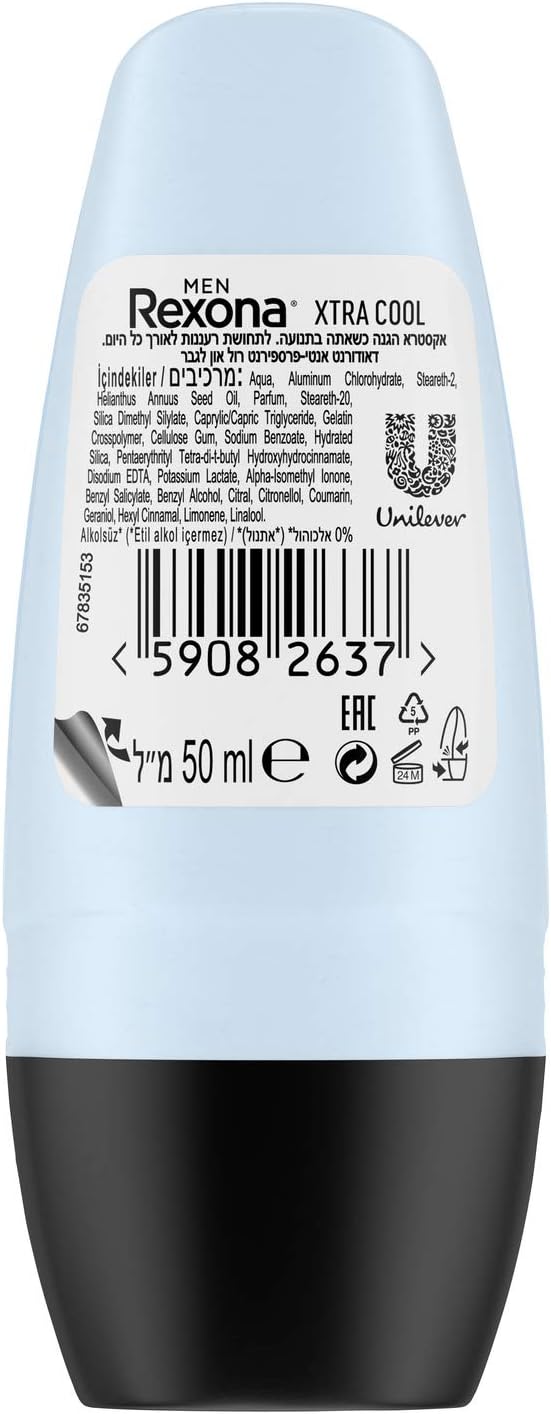 Rexona Men Deodorant Extra Cool 72 Hour Continuous Protection