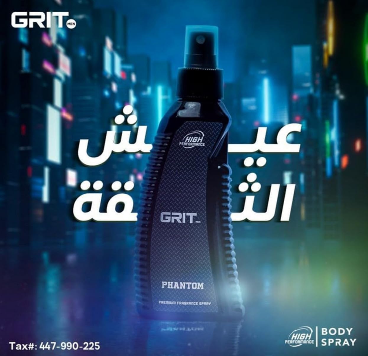 Gritmen phantom premimum fragrance body spray