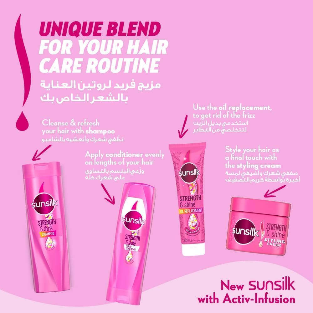 Sunsilk Shampoo Shine & Strength 180ML