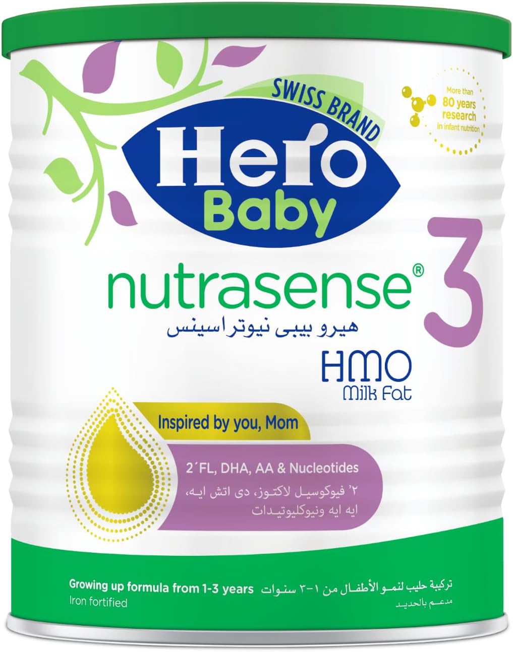 Hero baby milk Nutrasense 3-400g