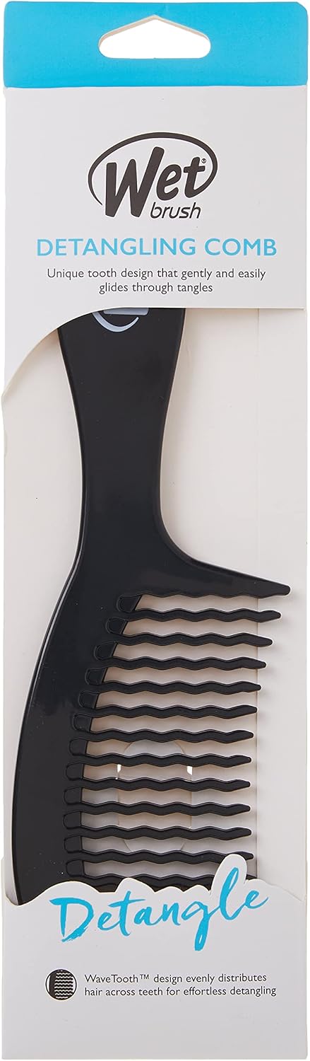 Wet Brush Detangling Comb, Black
