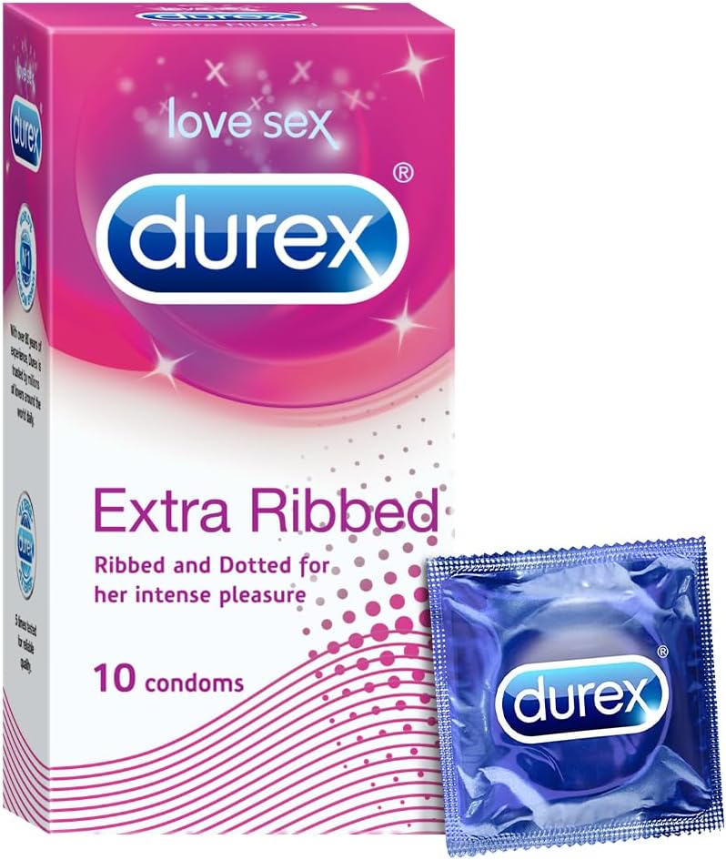 DUREX Extra Ribbed Condoms (10SX9)