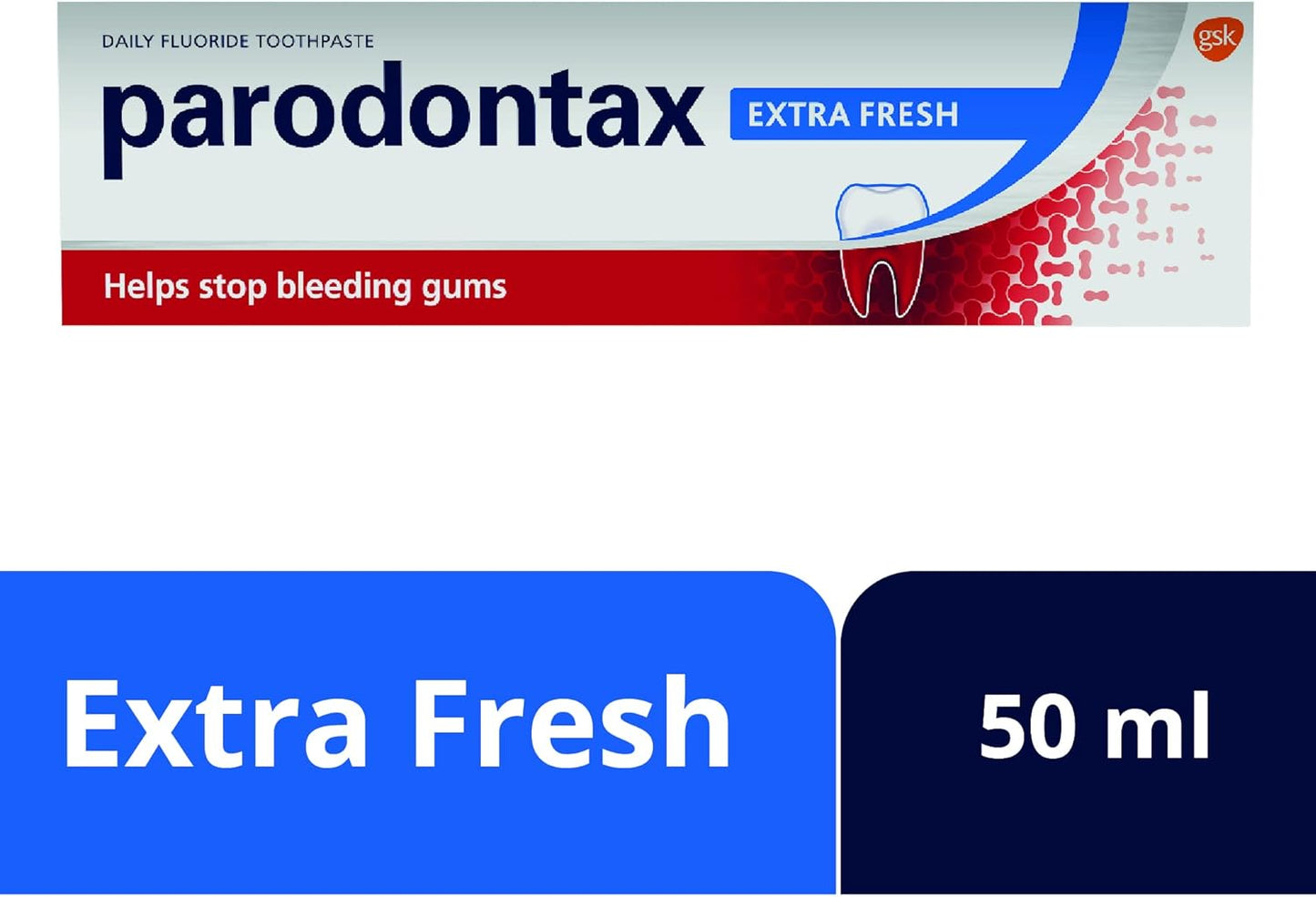 Parodontax Exta Fresh Toothpaste For Bleeding Gums, 50 Ml