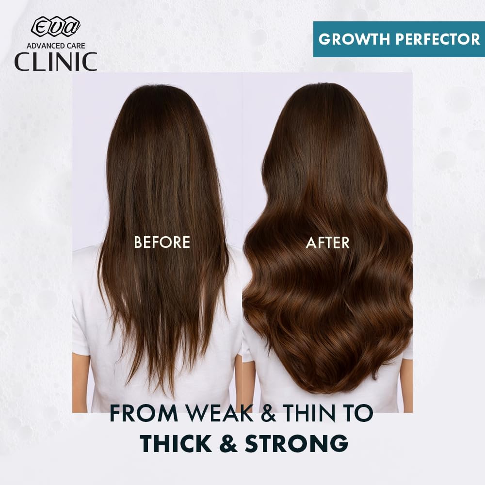 Eva Clinic Growth Perfector Shampoo with Kopexil, Caffeine & Ginseng for Hair Growth 230 ML