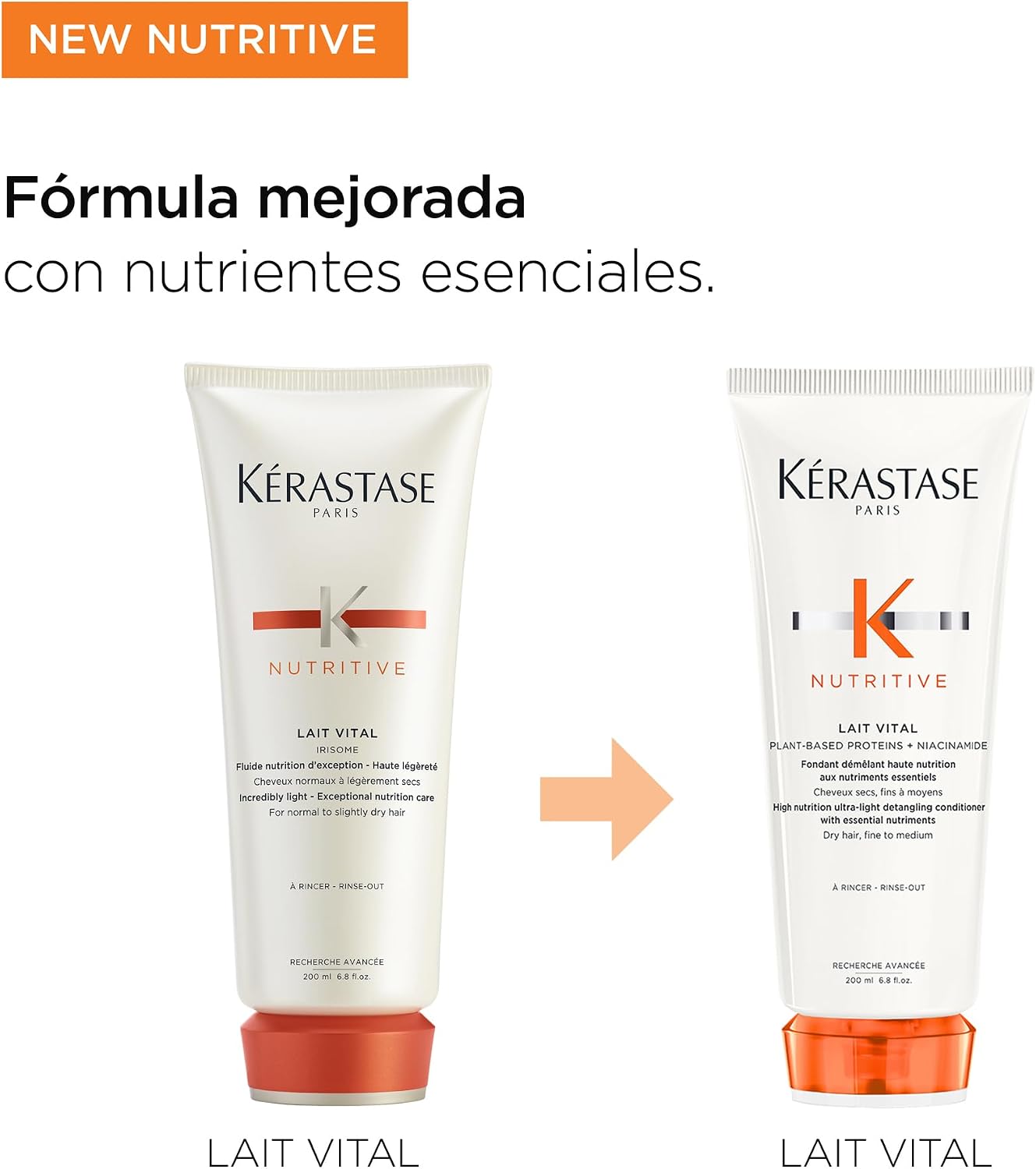 KÉRASTASE Nutritive Lait Vital Detangling Conditioner for Dry Hair - 200 ml