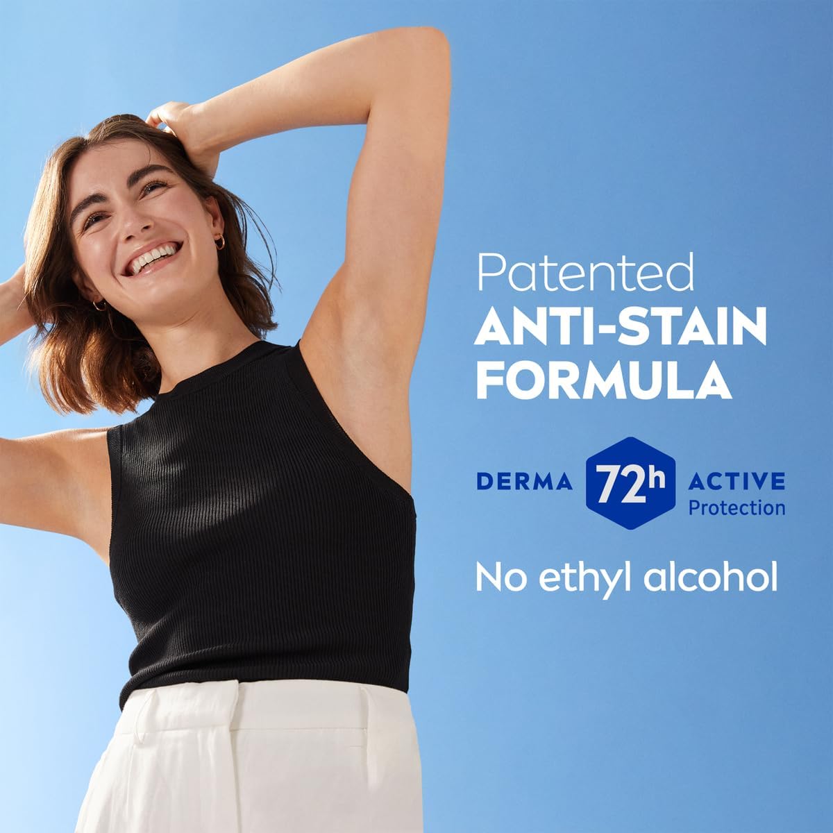 NIVEA Antiperspirant Roll-on for Women, Black & White Invisible Silky Smooth Shaving, 50ml