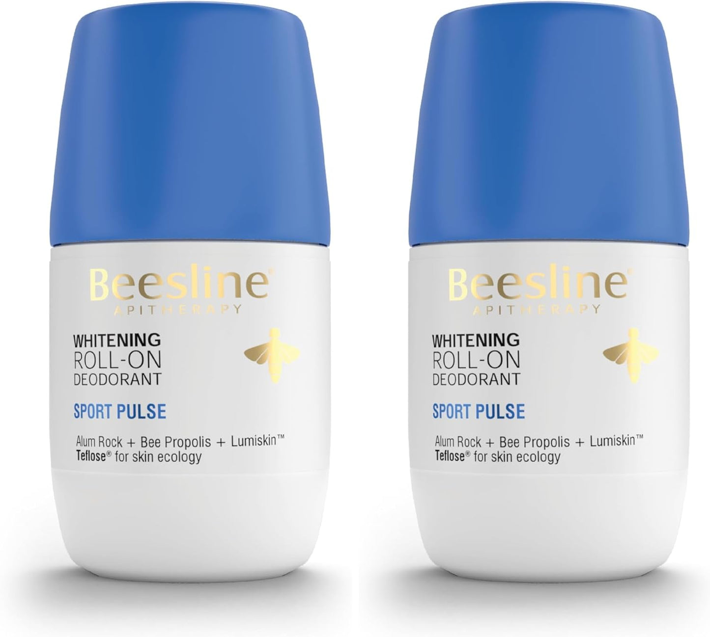 Beesline Whitening Roll On Deodorant Super Dry Powder Soft 72h Protection - 50 ml